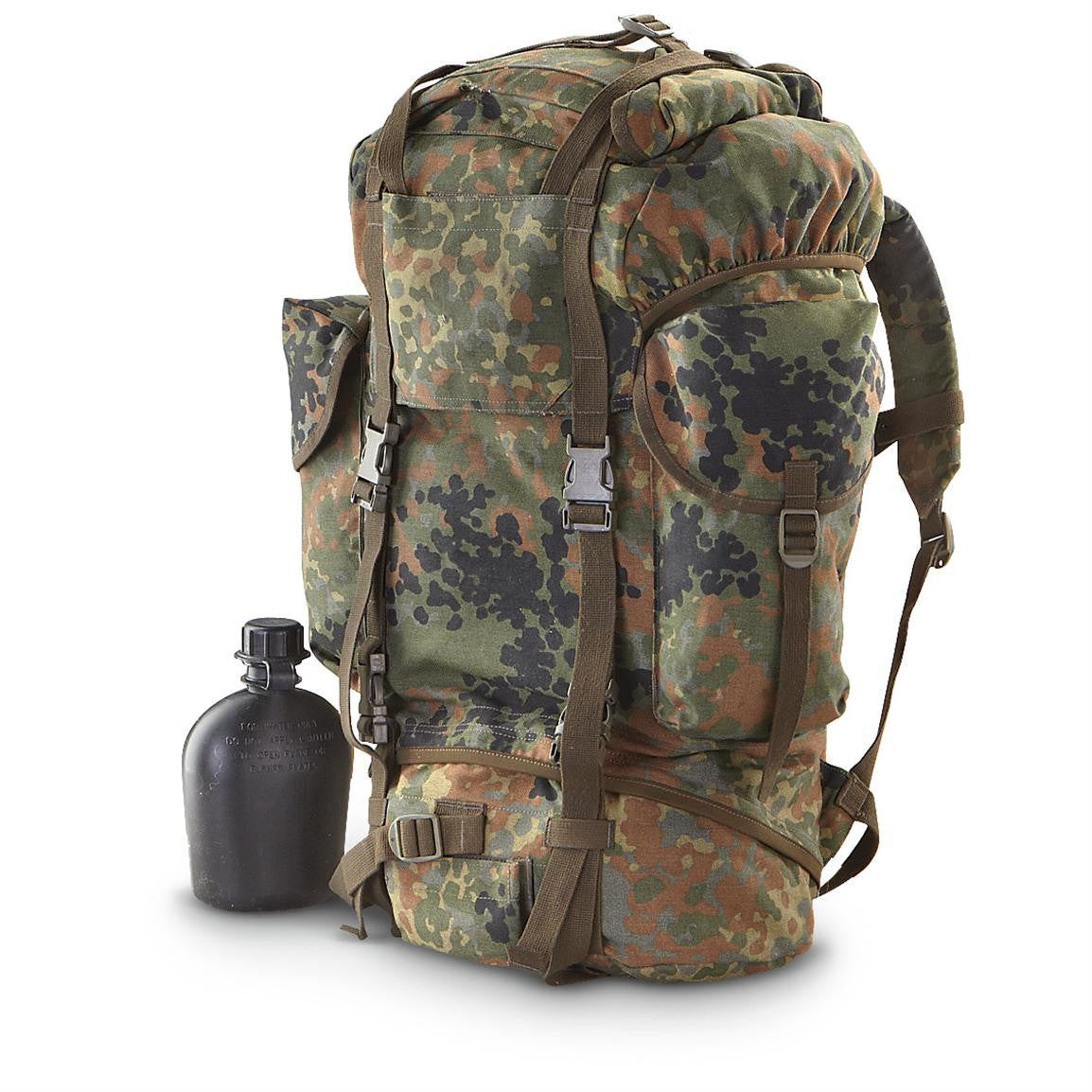 Issued German Army Flecktarn Rucksack