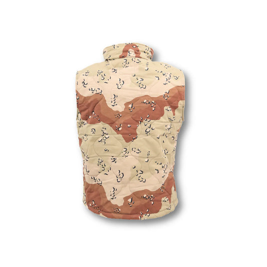 Lightweight NyCo Ripstop Vest with Fleece Lining "Chocolate chip desert camo"