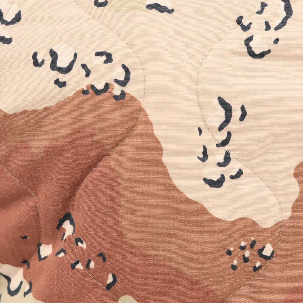 Lightweight NyCo Ripstop Vest with Fleece Lining "Chocolate chip desert camo"